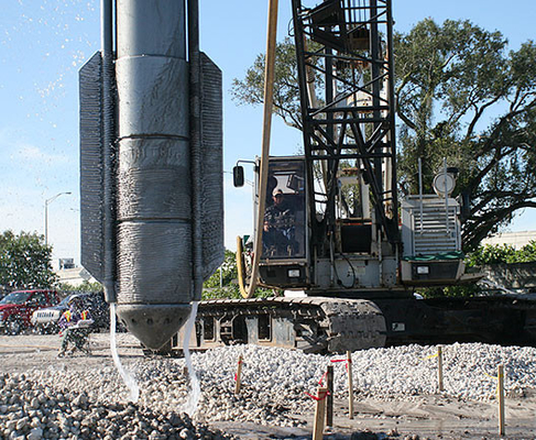Vibro Replacement Stone Columns for 130 KW Foundation Columns Construction Vibro Flotation