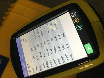 Turex 800 Portabl copper scrap testing machine for XRF alloy Analyzer