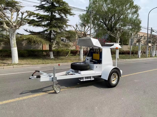 250kn Fully Automatic Trailer Drop Falling Hammer Weight Deflectometer Testing Machine 250kn