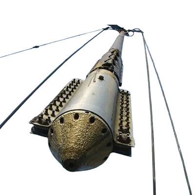 Electrical 55 kW vibroflotation device for strengthen the foundation of shear capacity by stone column pile