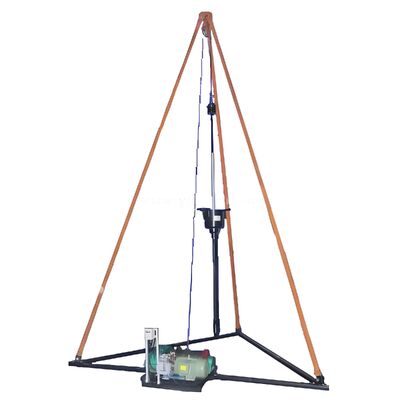 Tripod Standard Penetration test Equipment 63.5kg Hammer With Gasoline Engine