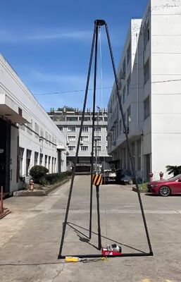 Tripod Standard Penetration test Equipment 63.5kg Hammer With Gasoline Engine