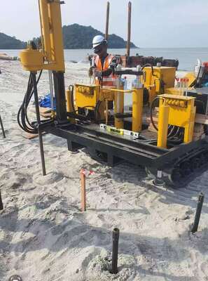 Soil Hydraulic Wheel Track Static Cone CPtu Penetrotaion Tester for Cone Tip Resistance and Side Wall Friction