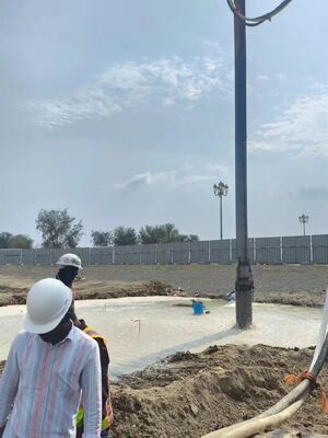 Stone columns Vibroflot Equipment suitable for deep foundation reinforcement with body lengths reaching up to 3200 millimeters