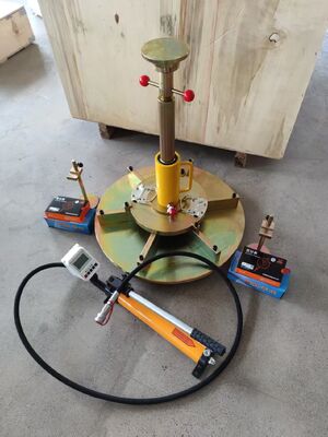 E37 K30 Soil Field Test 30kn 50kn 100kn Plate Load Plate Bearing Tester