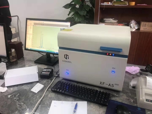 XF-A5 Desktop with computer screen operation gold testing machines xrf analyzer
