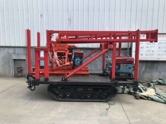 XY-200 Wheel type Mine small 200m underground borehole water well drilling rig machine