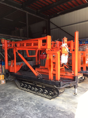 XY-200 Wheel type Mine small 200m underground borehole water well drilling rig machine
