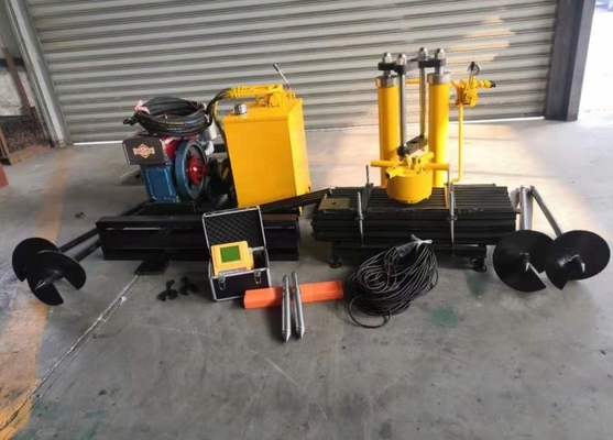 50kn Hydraulic Portable Field Use Soil Penetration Test CPT Static Cone Penetrometer Machine