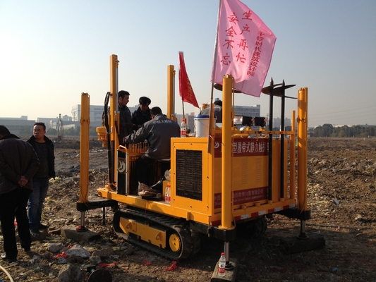 China Factory Supply (150Kn/200Kn) Crawler Type CPT Vehicle Hydraulic Static Cone Penetrometer with CPTU