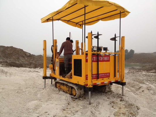200kn Tracked Static Probe CPT Testing Vehicle CPT Cone Penetration Test Truck  for soil