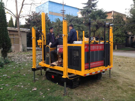 DYLC light model CPT soil investigation drill rigs on site testing machine