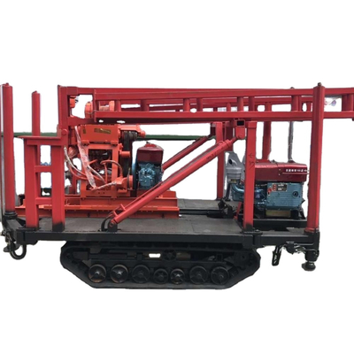 XY-200 Wheel type Mine small 200m underground borehole water well drilling rig machine