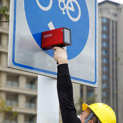 Retroreflectómetro de señales verticales GPS portátil para marcas de carreteras