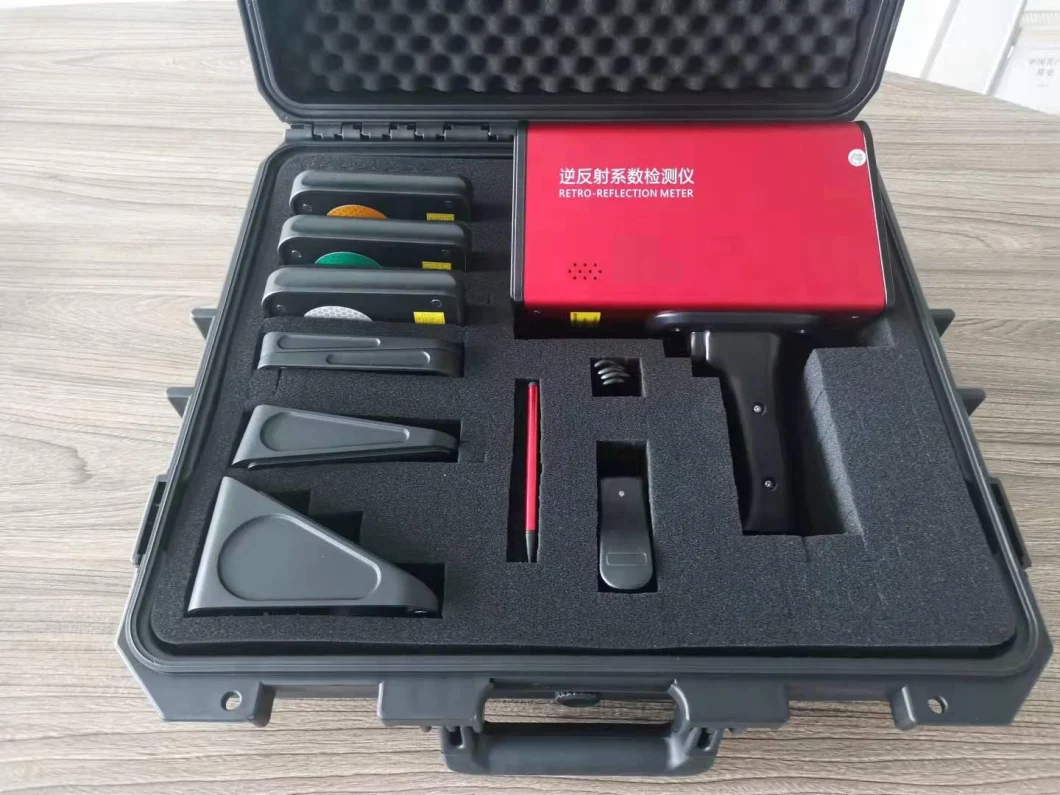 La-931 Teste de coeficiente retrorreflectivo portátil multiángulo retrorreflectómetro para señales de tráfico con GPS