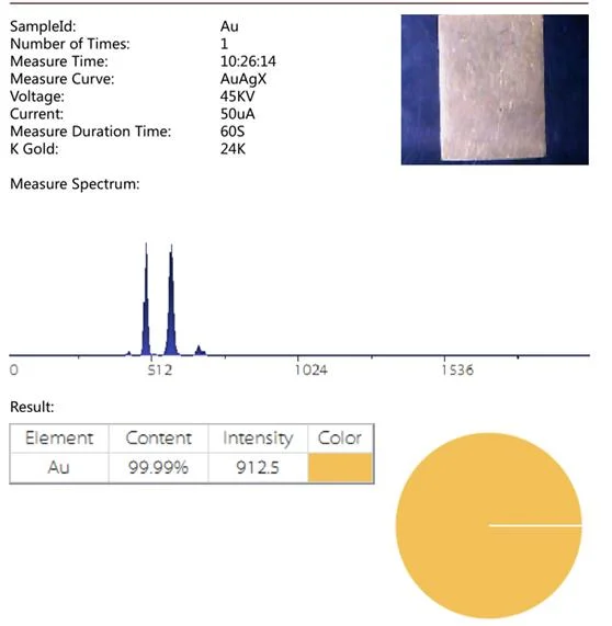 Máquina de prueba de pureza de oro de rayos X X-A5 Espectrómetro de fluorescencia de rayos X Analisador de elementos de metales preciosos
