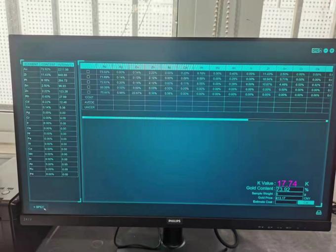 Máquina de prueba de pureza de oro XF-A5 XRF Analista de caratos de oro de alta precisión