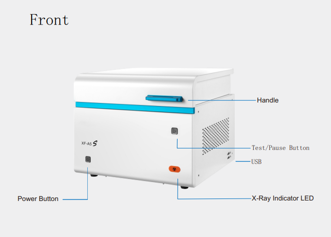 XF-A5 Todos los metales preciosos Oro Joyería Pureza XRF analizador con precio