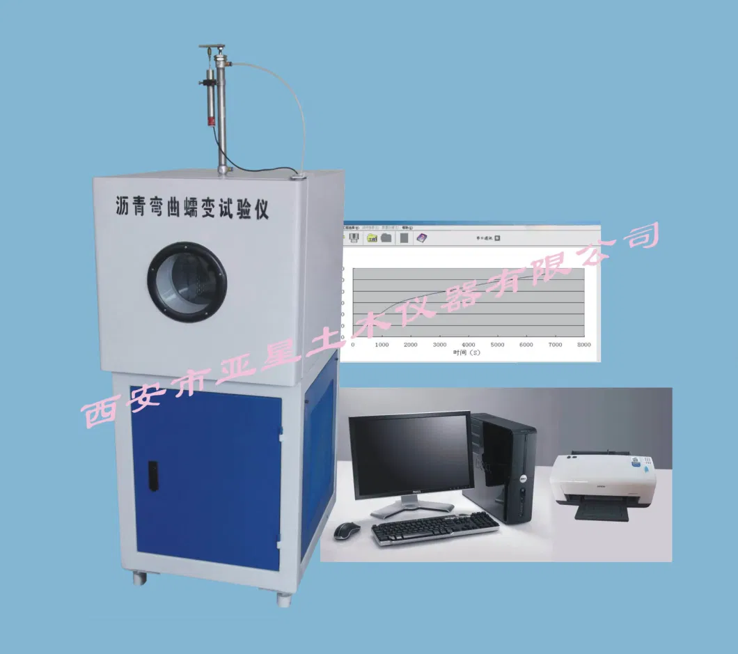 A34 ASTM D6648 Máquina de ensayo de reómetro de rayo de flexión de torque de rotación de laboratorio