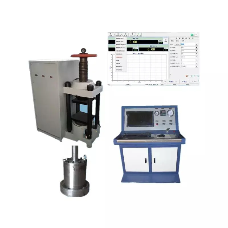 C142 Pruebas de compresión y resistencia triaxiales de rocas ASIS, equipadas con sistema de compresión triaxical asimétrica