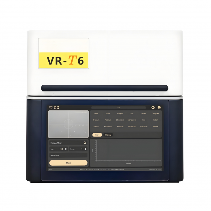 T6 Analisador de metales preciosos con precisión Xrf