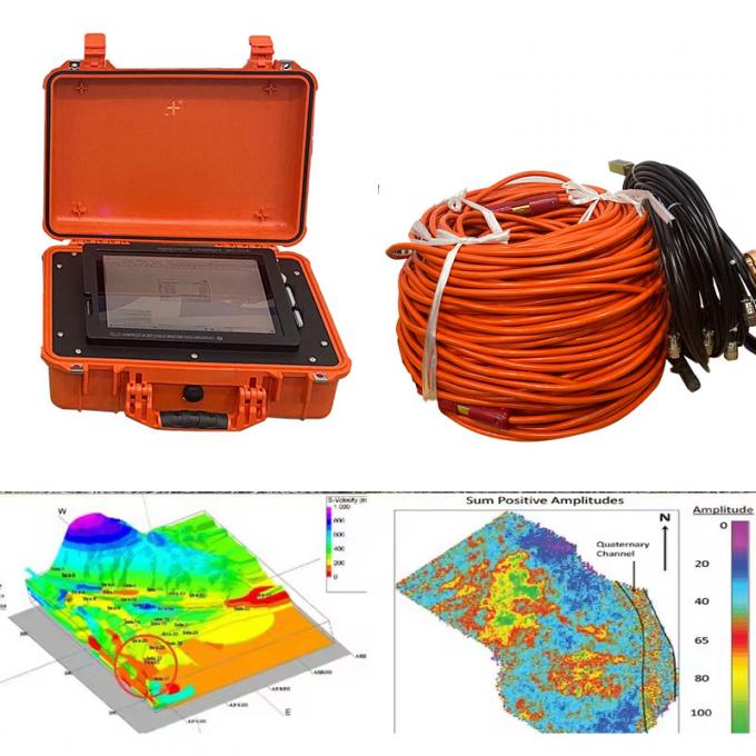 24 canales Sismógrafo sísmico para la refracción Tomografía sísmica MASW HVSR Encuesta sísmica de hoyo profundo