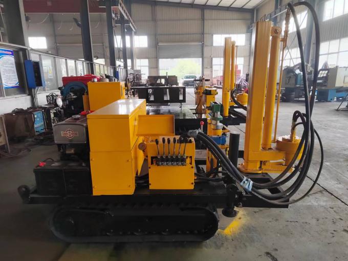 Máquina de anclaje CPT de penetrómetro de cono estático de tipo Cralwer para ensayo de datos QC, FS,U de la capacidad de carga de la base