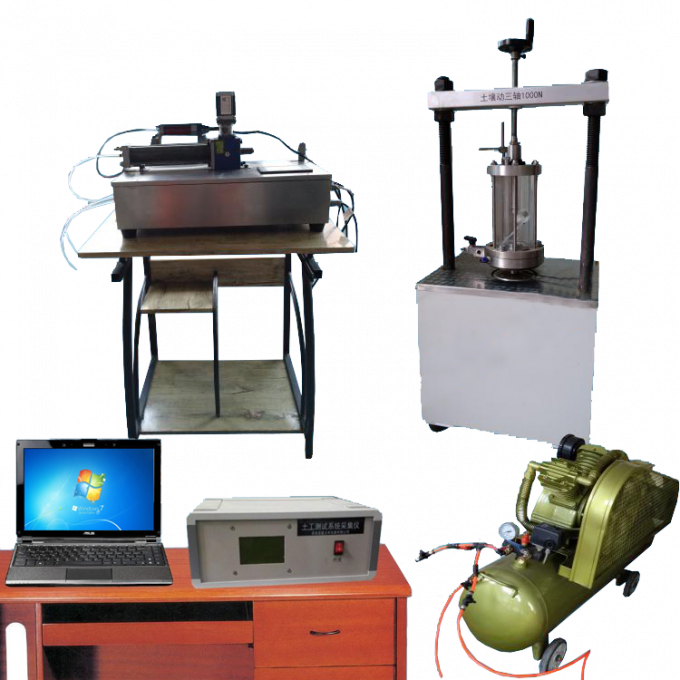 C115 Probador de Resonancia de Columna Triaxial de Suelo para Laboratorio de Suelos