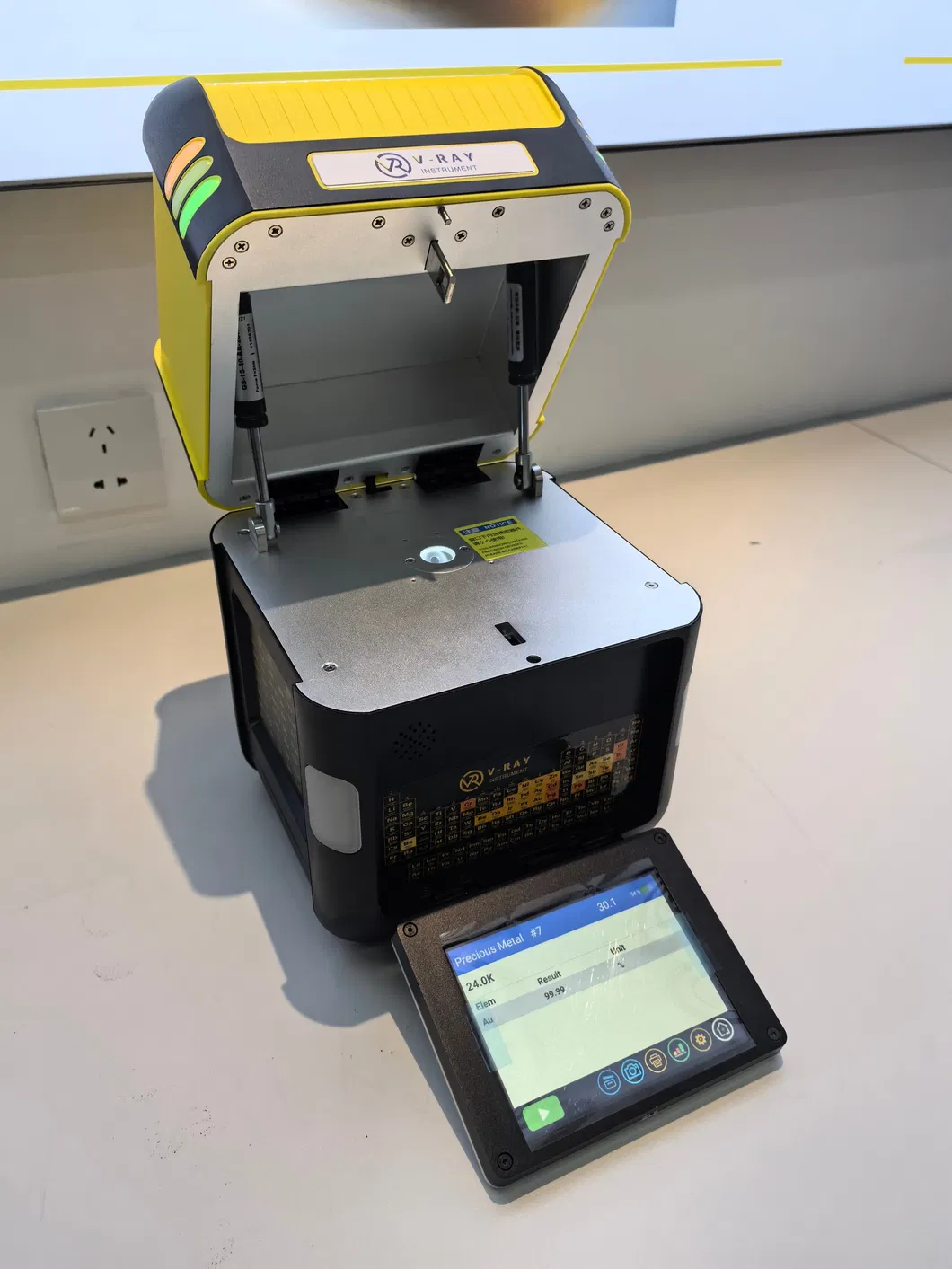 M5 Espectrómetros portátiles Xrf Analisador de oro para metales preciosos para ensayos en movimiento