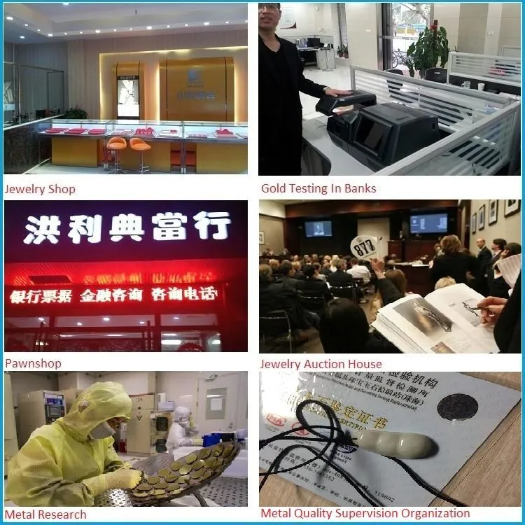 M5 Espectrómetros portátiles Xrf Analisador de oro para metales preciosos para ensayos en movimiento